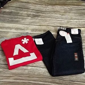 NWT Gymboree outfit l/s tee 10/12 &  jeans Size 10